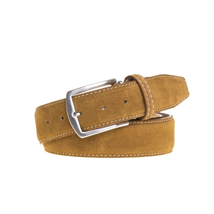 Toast Suede Leather Belt