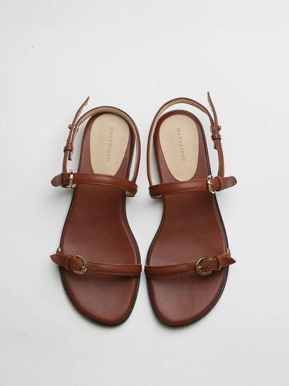 Classic  Buckled Flat Sandals