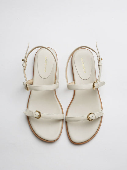 Classic  Buckled Flat Sandals